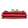 Image 5 : Valentino Red Leather Feather Va Va Voom Clutch