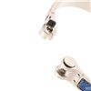 Image 4 : Hermes Silver Multicolor Enamel Print Hinged Thin Bracelet