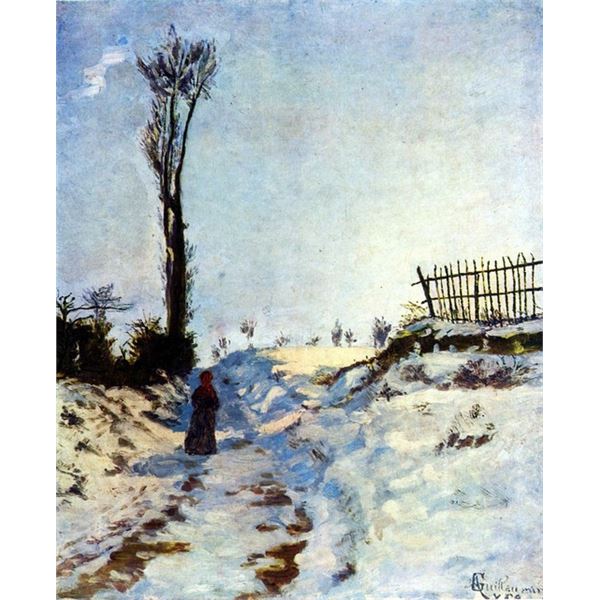 Jean-Baptiste-Armand Guillaumin - Walking in the Snow