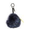Image 3 : Fendi Blue Fur Leather Monster Bug Bag Charm