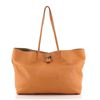 Image 2 : Fendi Selleria Carla Tote Leather Medium Orange