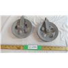 Image 1 : (2) Wright Aluminum Co saddle pulleys