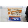 Image 2 : Pepsi and cupid orange soda tabletop advertiser with goodyear tin and metal balls