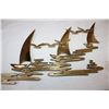 Image 4 : Brass sailing Coats and Seagulls wall decor