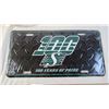 Image 2 : Sask Roughriders 100 years license plate + (2) cup/plate holders