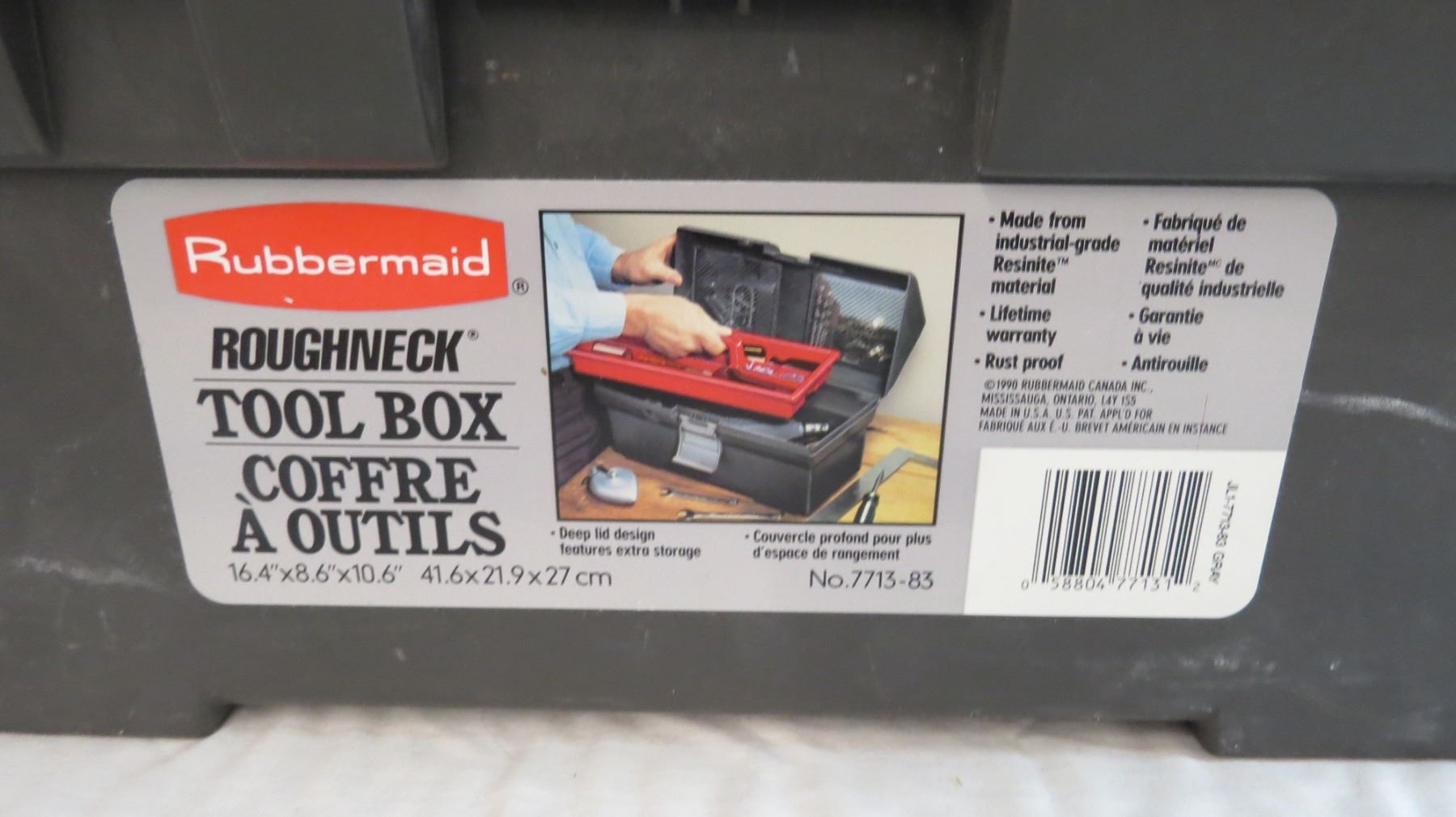 Rubbermaid roughneck tool box Clearance