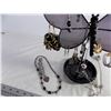 Image 3 : Butterfly Jewellery Stand W/ Jewellery