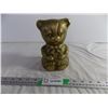 Image 1 : Brass Teddy Bear Piggy Bank