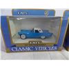 Image 4 : (2) ERTL ‘57 Thunderbird and ‘68 Shelby GT 500 Diecast 1:43 Scale