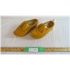 Image 1 : Pair of wooden shoes
