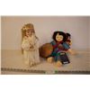 Image 1 : Hong Kong Porcelain Doll Pair and Praying Porcelain Doll
