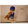 Image 1 : Little Boy with Bear Porcelain Doll