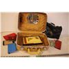 Image 1 : Vintage Suitcase + Purse w/ Vintage Wallets + Cards