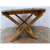 Image 2 : *Folding Wood Table 30”diax21”h