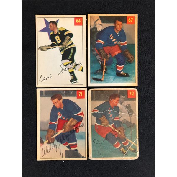 1954-55 PARKHURST HOCKEY CARD LOT