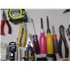 Image 8 : Misc Tools: Pliers, Screwdrivers, Hammer, Wire Cutters, etc in Husky Tool Bag