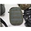 Image 8 : Camouflage Waistpack, Back Packs, Helmet, Gas Mask, Knee Pads, etc