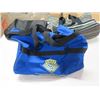 Image 8 : Qty 5 Bags: Duffle, Woven Tote, LeSportsac Fanny Pack, Husky Belt Bag, etc