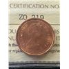 Image 2 : 1983 Near ICCS Graded Canadian, Small One Cent, **MS-66**