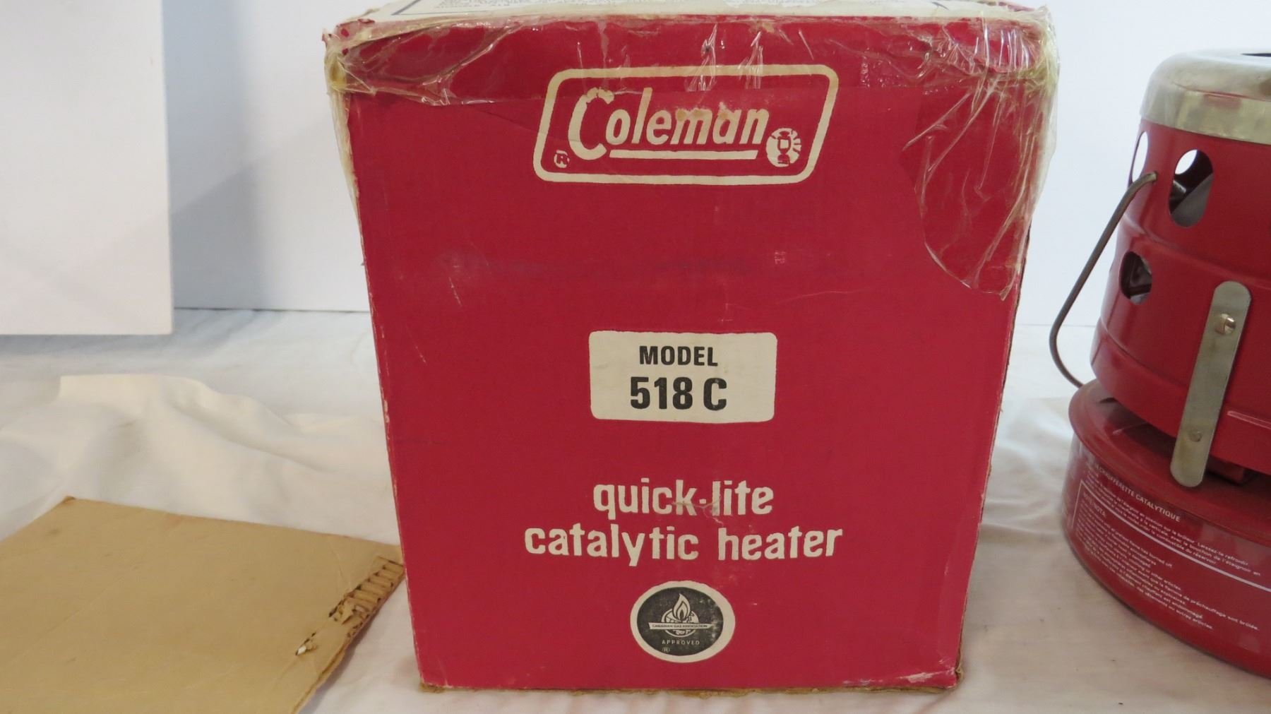 518c Coleman 518C Quick-lite Catalytic heater 3000 BTU