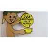 Image 2 : *Teaki - Tea Makes food taste better advertisement cardboard cut-out