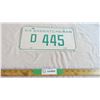 Image 1 : 1964 "D" Saskatchewan licence plate (low #)