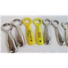 Image 2 : (11) Assorted Metal bottle openers