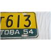 Image 3 : Manitoba 1954 Licence plate
