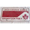 Image 2 : Canada Games saskatoon feb 71 Licence plate