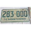 Image 2 : (3) Saskatchewan Licence plates 74-75