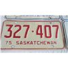Image 4 : (4) Saskatchewan Licence plates 74,75,76