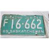 Image 2 : (4) Assorted Saskatchewan Licence plates 65, 70, 76