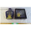 Image 1 : (2) Crown Royal Gift sets (tin with 2 shot glasses + wood box with 2 glass coasters)