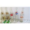 Image 5 : (14) Glass Soda Bottles - diet 7up, Mountain Dew, Pepsi, Hires, etc