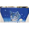 Image 2 : Wolves Fleece Blanket - 6'x4'