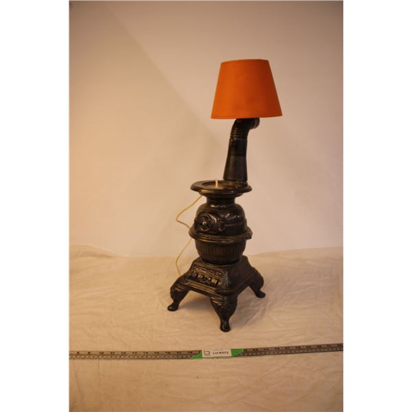 *Potbelly Stove Lamp 27” Tall