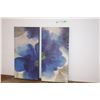 Image 1 : *(2) Canvas Flower Paintings 23x24 each