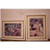 Image 1 : *(2) White Framed Pictures 32x26.5 and 26.5x32