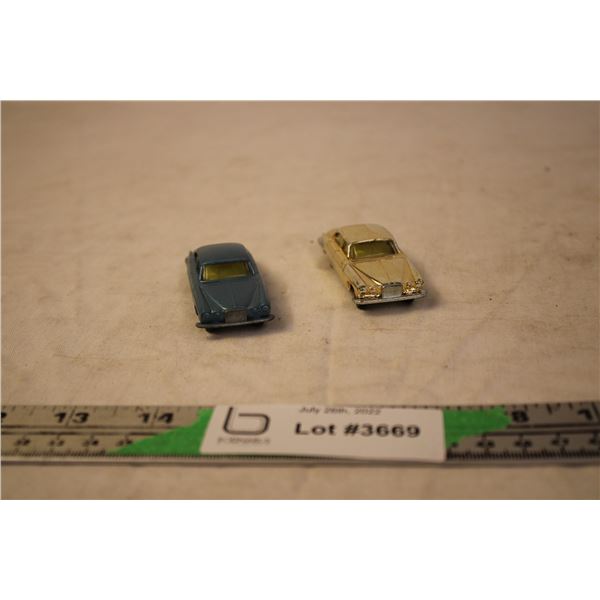 (2) Vintage Husky Models Cars (Jaguar MK 10 Made in Britain)