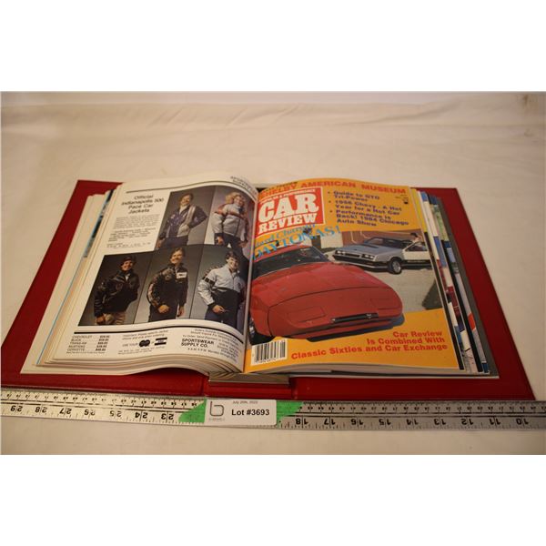 (12) 1983 Classic Sixties Car Magazines w/ Binder