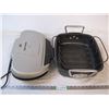 Image 1 : George foreman Grill and large Roasting Pan