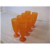 Image 3 : (11) pieces of orange plasticware