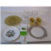 Image 1 : Misc. Items plates,glass,slicer,tupperware(2)