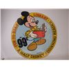 Image 2 : 1985 Original Mickey Mouse Cardboard sign, length 35 inches