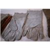 Image 3 : (4) Pair leather Welding Gloves-various conditions