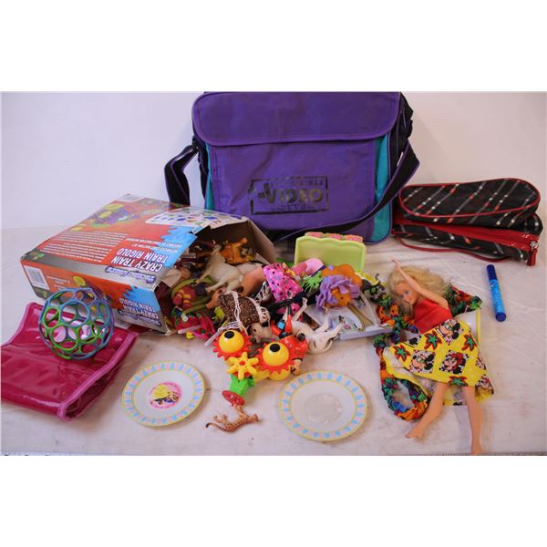 Assorted Kids Toys + (2)Bags