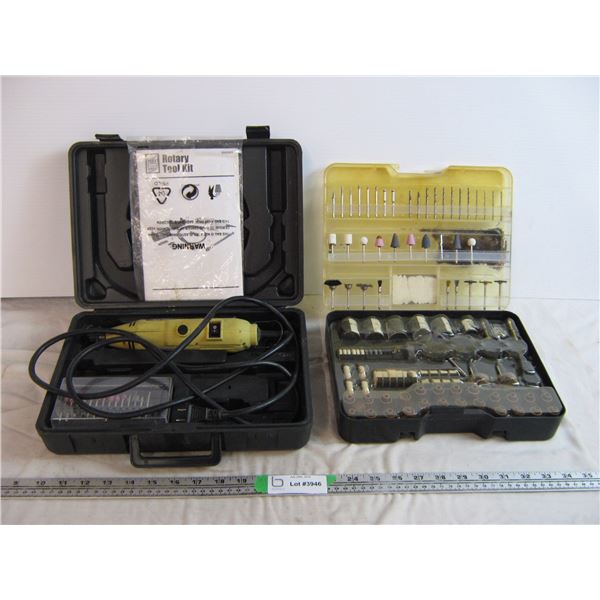 Rotary tool kit with Accessories box