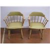 Image 1 : *(2) Wood Chairs with vinyl seat cushion