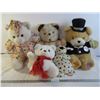 Image 1 : lot of (5) Plush animals