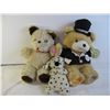 Image 3 : lot of (5) Plush animals